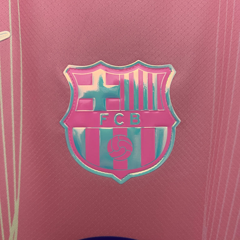 CAMISOLA BARCELONA EDIÇÃO ESPECIAL ROSA 25/26 - HOMEM