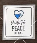 PATCH / BADGE - UNITE FOR PEACE - BRANCO - MUNDIAL 2026 - COPA DO MUNDO 2026 - WORLD CUP 2026