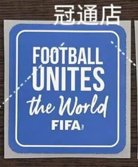 PATCH / BADGE - FOOTBALL UNITES THE WORLD - AZUL ESCURO - MUNDIAL 2026 - COPA DO MUNDO 2026 - WORLD CUP 2026