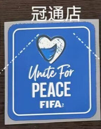 PATCH / BADGE - UNITE FOR PEACE - AZUL ESCURO - MUNDIAL 2026 - COPA DO MUNDO 2026 - WORLD CUP 2026