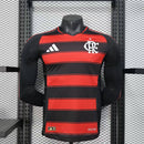 CAMISOLA FLAMENGO I 25/26 homem JOGADOR (MANGA LONGA)