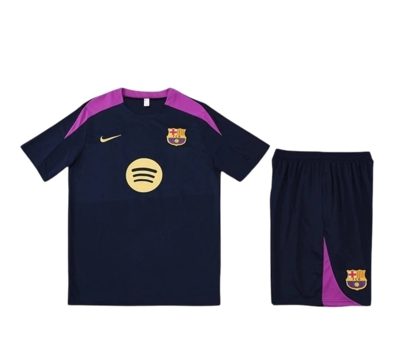 BARCELONA CONJUNTO DE TREINO 2526 – HOMEM  NAVY & ROSA