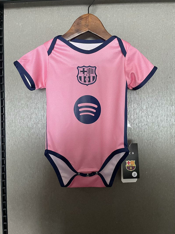 Body Camisola Barcelona Rosa 25/26 Bebé – Equipamento Alternativo