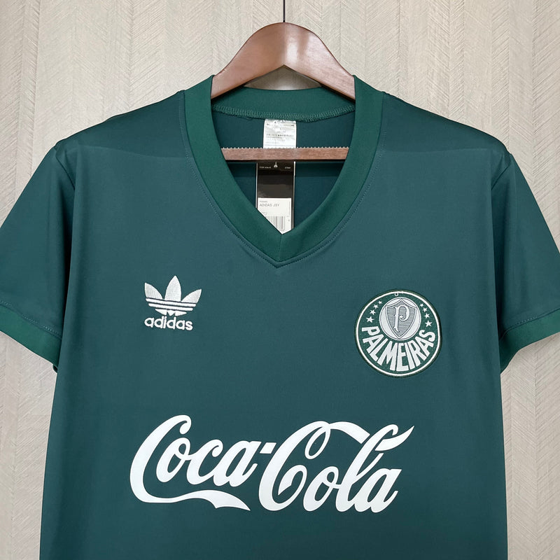 CAMISA RETRÔ PALMEIRAS ANOS 80 – ADIDAS COCA-COLA VERDE