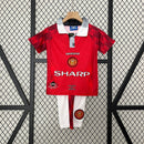 CAMISOLA MANCHESTER UNITED I 96/97 CONJUNTO INFANTIL (RETRO)
