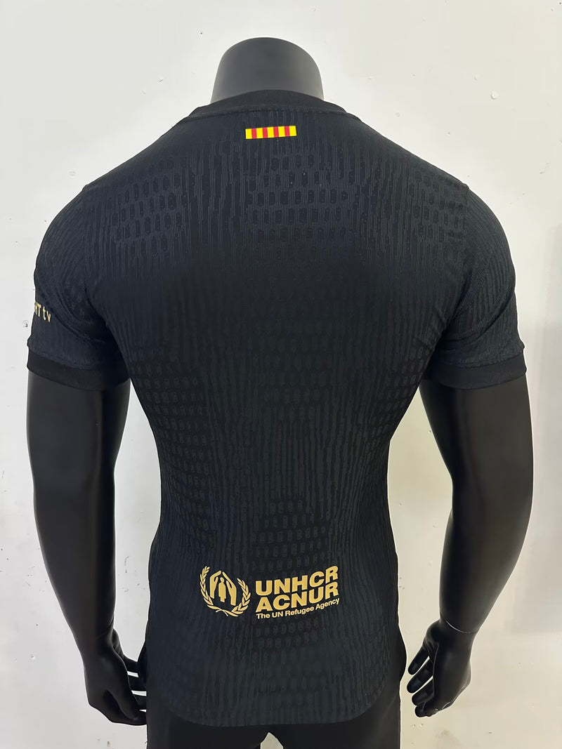 CAMISOLA BARCELONA 25/26 PRETA (VERSÃO JOGADOR)