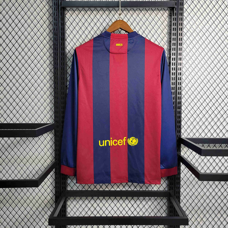 CAMISOLA BARCELONA I 14/15 MANGA LONGA RETRO