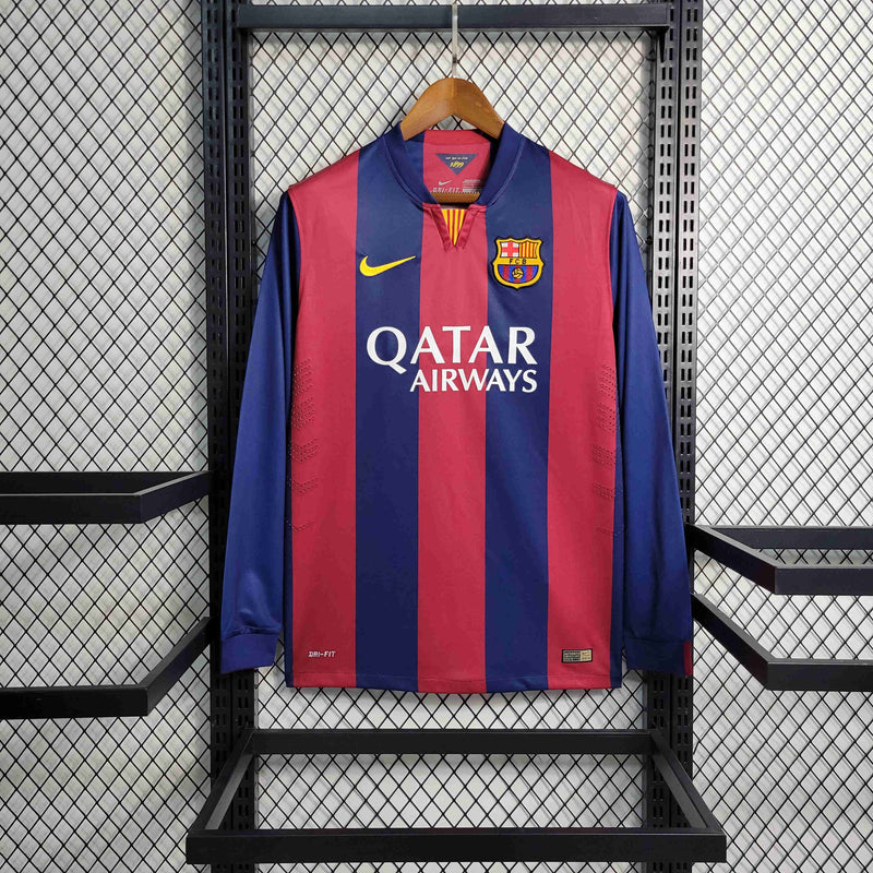 CAMISOLA BARCELONA I 14/15 MANGA LONGA RETRO