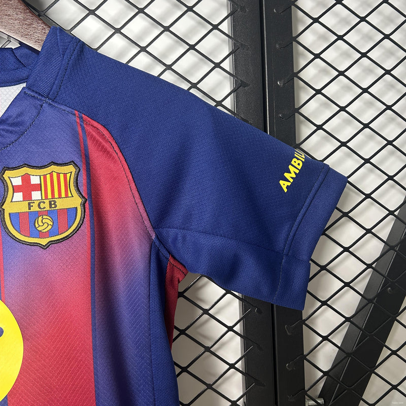 CAMISOLA BARCELONA I 25/26 CONJUNTO INFANTIL