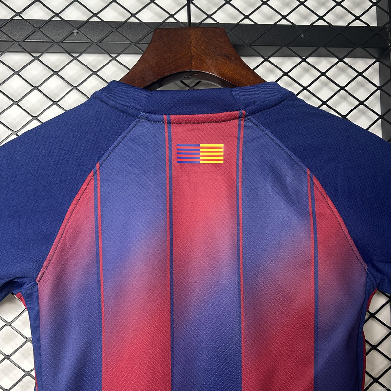 CAMISOLA BARCELONA I 25/26 CONJUNTO INFANTIL