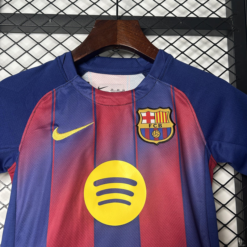 CAMISOLA BARCELONA I 25/26 CONJUNTO INFANTIL