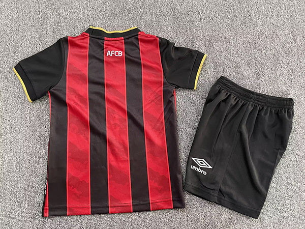 CAMISOLA BOURNEMOUTH I 2526 CONJUNTO INFANTIL  KIT OFICIAL UMBRO