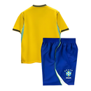 CAMISOLA BRASIL PRINCIPAL 26/27 COPA DO MUNDO 2026 - CONJUNTO INFANTIL