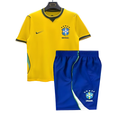 CAMISOLA BRASIL PRINCIPAL 26/27 COPA DO MUNDO 2026 - CONJUNTO INFANTIL