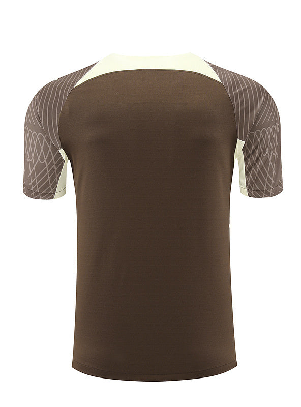 CAMISOLA CORINTHIANS TREINO 2425 HOMEM – MARROM E BEGE