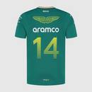 CAMISOLA F1 ASTON MARTIN 2025 - Nº14 VERDE