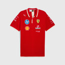 Camisola F1 Ferrari 2025 Polo Vermelha – Estilo Racing Masculino - FORNECEDOR