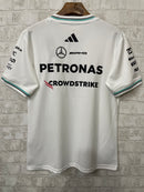 CAMISOLA F1 MERCEDES x ADIDAS 2025 - BRANCO