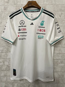 CAMISOLA F1 MERCEDES x ADIDAS 2025 - BRANCO