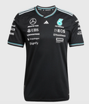 CAMISOLA F1 MERCEDES x ADIDAS 2025 - PRETO