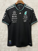 CAMISOLA F1 MERCEDES x ADIDAS 2025 - PRETO