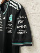 CAMISOLA F1 MERCEDES x ADIDAS 2025 - PRETO