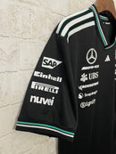 CAMISOLA F1 MERCEDES x ADIDAS 2025 - PRETO