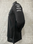 CAMISOLA F1 MERCEDES x ADIDAS 2025 MANGAS LONGAS – PRETO