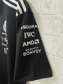 CAMISOLA F1 MERCEDES x ADIDAS 2025 POLO – PRETO