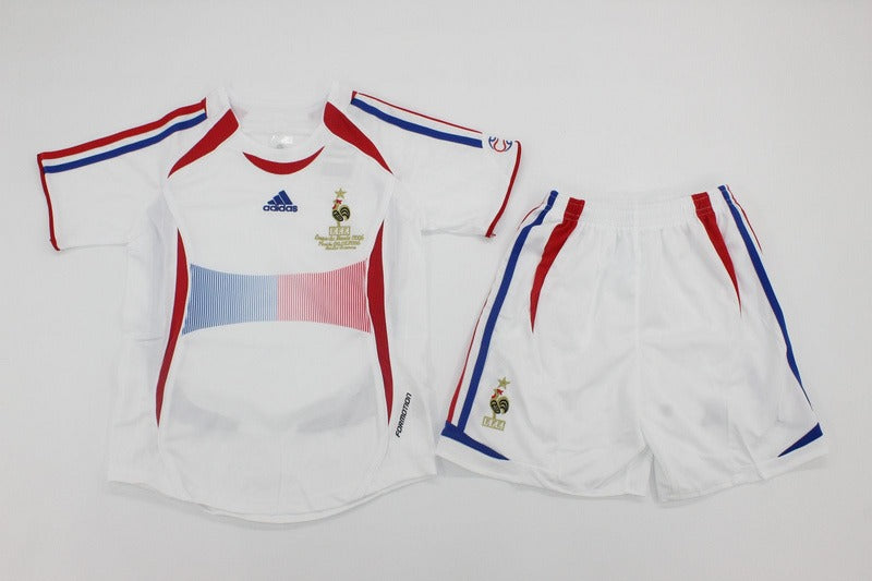 CAMISOLA FRANÇA II 2006 CONJUNTO INFANTIL (RETRO)