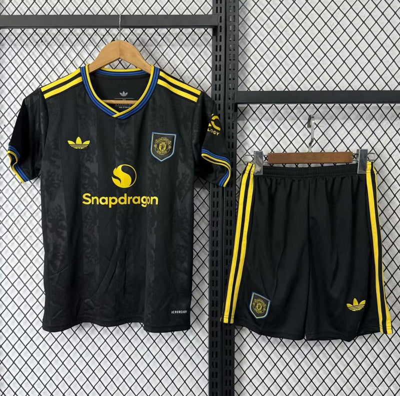 CAMISOLA MANCHESTER UNITED III 25/26 CONJUNTO INFANTIL