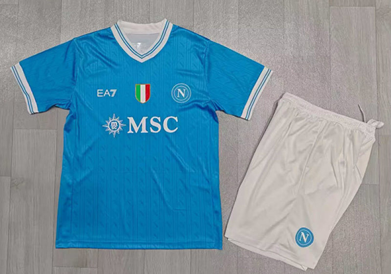 CAMISOLA NAPOLI I 25/26 CONJUNTO INFANTIL