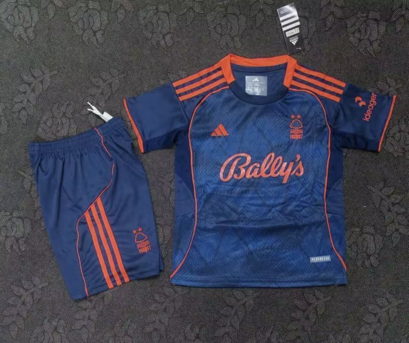 CAMISOLA NOTTINGHAM FOREST III 2526 CONJUNTO INFANTIL  TERCEIRO KIT ADIDAS