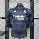 CAMISOLA REAL MADRID II 2526 HOMEM JOGADOR MANGA LONGA  UNIFORME RESERVA ADIDAS