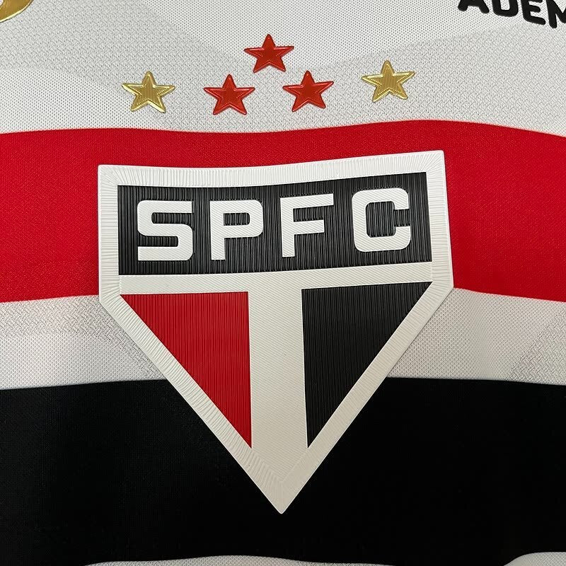 CAMISOLA SÃO PAULO I 2526 HOMEM (VERSÃO JOGADOR)  MANTO TRICOLOR COMEMORATIVO 2005