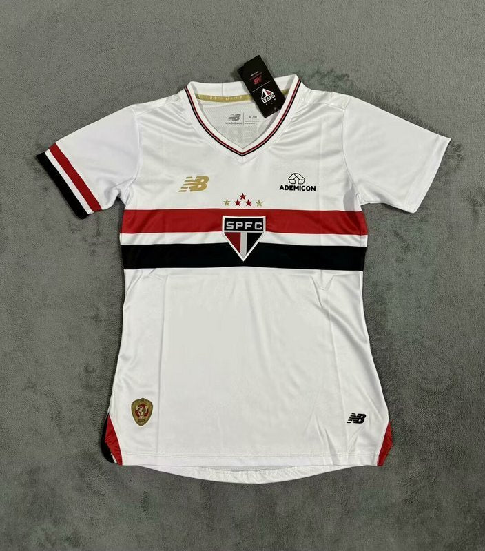 CAMISOLA SÃO PAULO I 2526 MULHER  MODELO FEMININO DO MANTO TRICOLOR