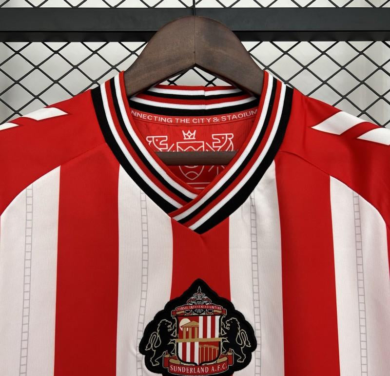 CAMISOLA SUNDERLAND I 25/26 MASCULINA – HUMMEL W88 VERMELHA E BRANCA