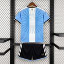 CAMISOLA ARGENTINA DESPEDIDA MESSI EDIÇÃO ESPECIAL 26/27 - CONJUNTO INFANTIL