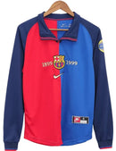 CAMISOLA BARCELONA I EDIÇÃO ESPECIAL 100° homem (RETRO) MANGA LONGA