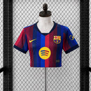 CAMISOLA BARCELONA PRINCIPAL 2026/27 - TOP CROPPED MULHER