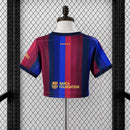 CAMISOLA BARCELONA PRINCIPAL 2026/27 - TOP CROPPED MULHER