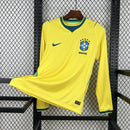 CAMISOLA BRASIL PRINCIPAL 26/27 COPA DO MUNDO 2026 - HOMEM (MANGA LONGA)
