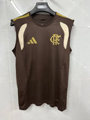 CAMISOLA DE TREINO FLAMENGO MARROM 26/27 - HOMEM - MANGA CAVA