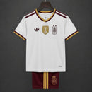 CAMISOLA ESPANHA ALTERNATIVA 26/27 DUAS ESTRELAS E PATCH - COPA DO MUNDO 2026 CONJUNTO INFANTIL