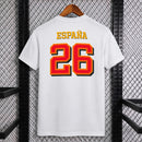CAMISOLA ESPANHA COMEMORATIVA CAMPEÃO DA COPA DO MUNDO 2026 - BRANCA