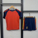 CAMISOLA ESPANHA PRINCIPAL 26/27 DUAS ESTRELAS - COPA DO MUNDO 2026 - CONJUNTO INFANTIL