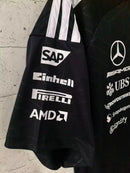 CAMISOLA F1 MERCEDES 2026 - T-SHIRT - PRETO