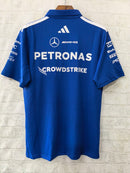 CAMISOLA F1 MERCEDES x ADIDAS 2026 - POLO - AZUL