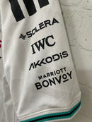 CAMISOLA F1 MERCEDES x ADIDAS 2026 POLO - BRANCA