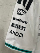 CAMISOLA F1 MERCEDES x ADIDAS 2026 POLO - BRANCA